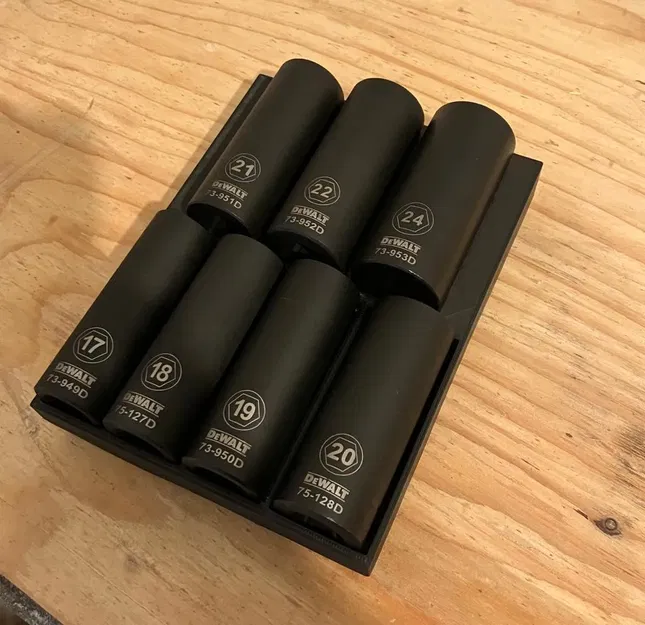 Hộp Đựng Tuýp 7 Cái Chuẩn Gridfinity - Image 1