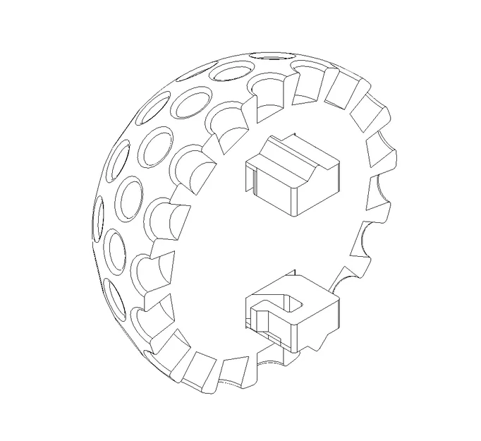 Textured Balls - Golf Ball Sized - 42.67mm - Image 2