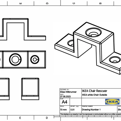 Giải cứu chân ghế IKEA bằng bản in 3D
