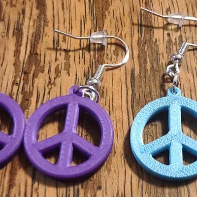 Bông tai biểu tượng hòa bình