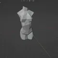 Tượng phụ nữ đẹp Low poly NSFW - Thumbnail 5