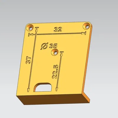 Borehole Locator for 35mm hinges