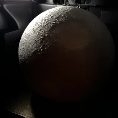 Mô Hình Lithophane Sao Hỏa 250 MM - Hình Cầu Hoàn Chỉnh