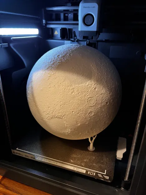 Mô Hình Lithophane Sao Hỏa 250 MM - Hình Cầu Hoàn Chỉnh - Image 5