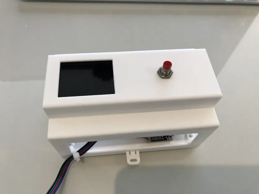 Hộp DIN rail cho màn hình và bo mạch DIY ESP32 - Image 1