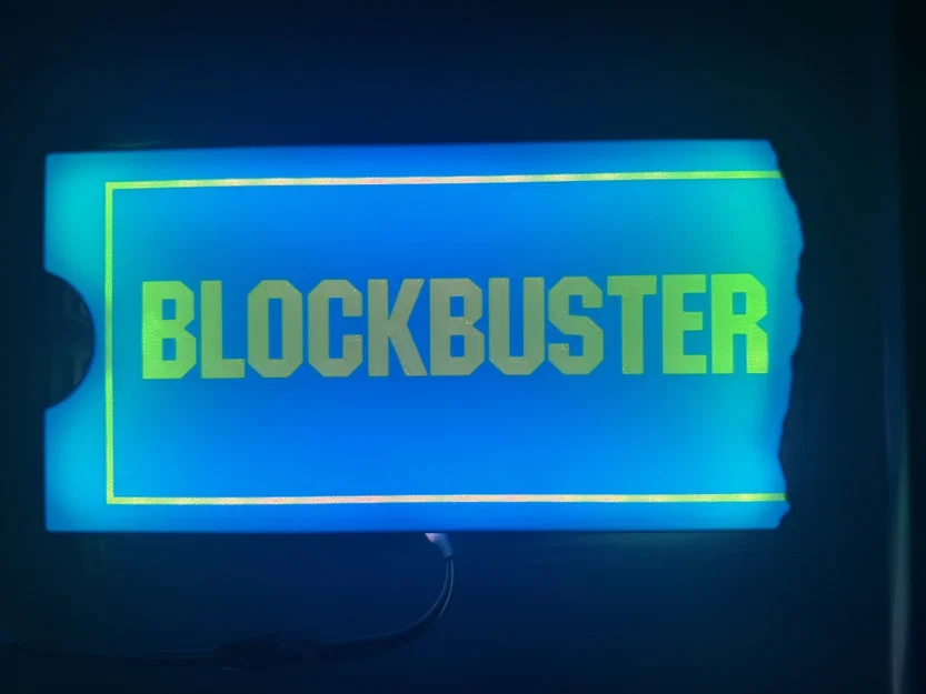 Hộp đèn LED "Blockbuster" - Image 1