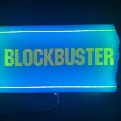 Hộp đèn LED "Blockbuster"