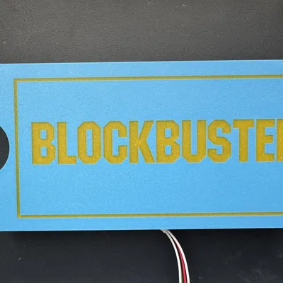 Hộp đèn LED "Blockbuster"
