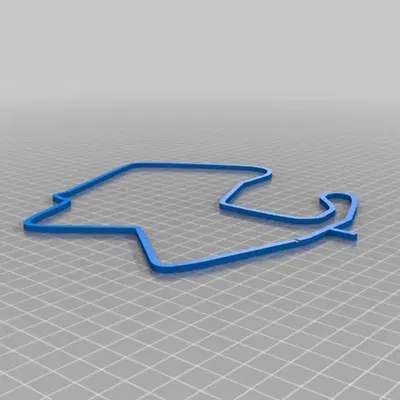 Đường Đua Laguna Seca, Monterey, Mỹ - Mô hình 3D