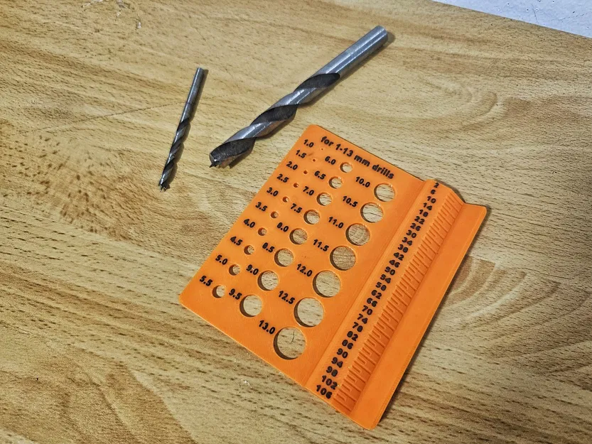 Thước đo mũi khoan 1-13 mm - Image 2