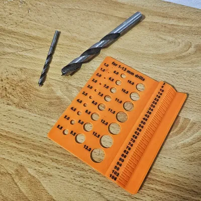 Thước đo mũi khoan 1-13 mm