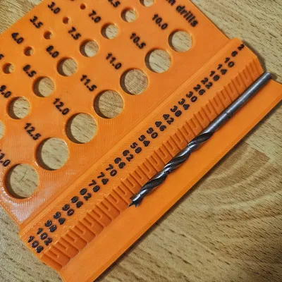 Thước đo mũi khoan 1-13 mm