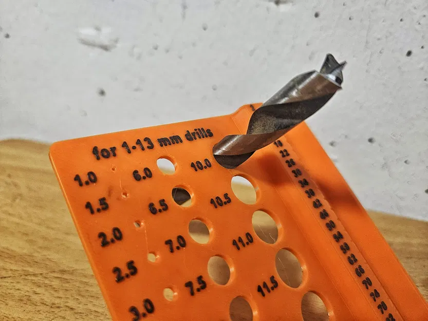Thước đo mũi khoan 1-13 mm - Image 4