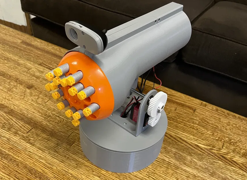 SwarmTurret: Tháp Pháo Bắn Đạn Xốp Điều Khiển Qua WiFi - Image 1
