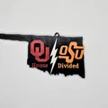 Móc Trang Trí "Oklahoma House Divided - OU/OSU" - Thumbnail 1