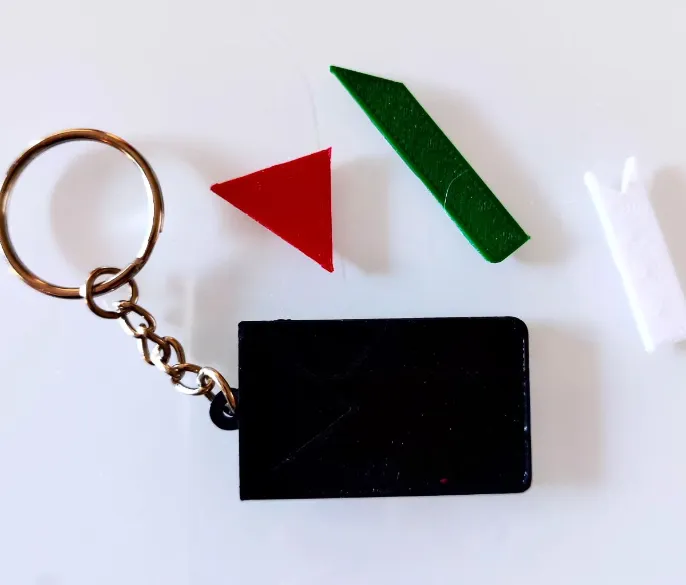 Móc Khóa Lá Cờ Palestine - Image 2