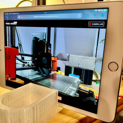 iPad mini stand - PrinterCam