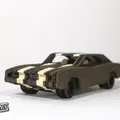 Mô hình CNC/Laser tối giản Dodge Charger 1970 - Thumbnail 3