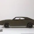 Mô hình CNC/Laser tối giản Dodge Charger 1970 - Thumbnail 4