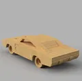 Mô hình CNC/Laser tối giản Dodge Charger 1970 - Thumbnail 6