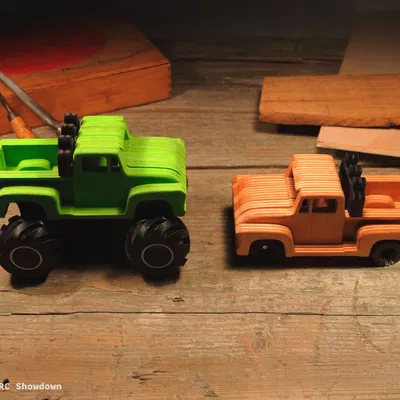 Mô hình CNC đơn giản hóa 1954 Ford F100 (có nội thất)