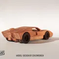 Ford GT40 1966 CNC/Laser đơn giản | Có Nội thất - Thumbnail 3