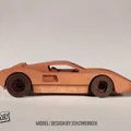 Ford GT40 1966 CNC/Laser đơn giản | Có Nội thất - Thumbnail 5