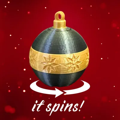 Con Quay Fidget Spinner Trang Trí Giáng Sinh