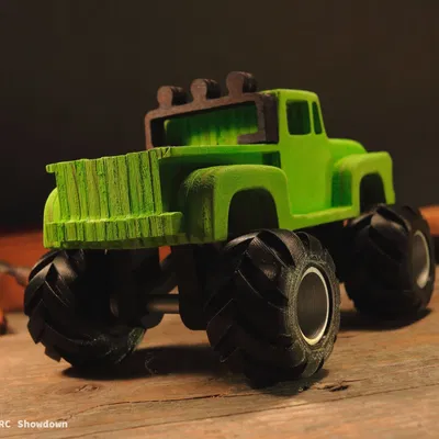 Mô hình Ford F100 Monstertruck CNC Đơn Giản "Tamiya Midnight Pumpkin"
