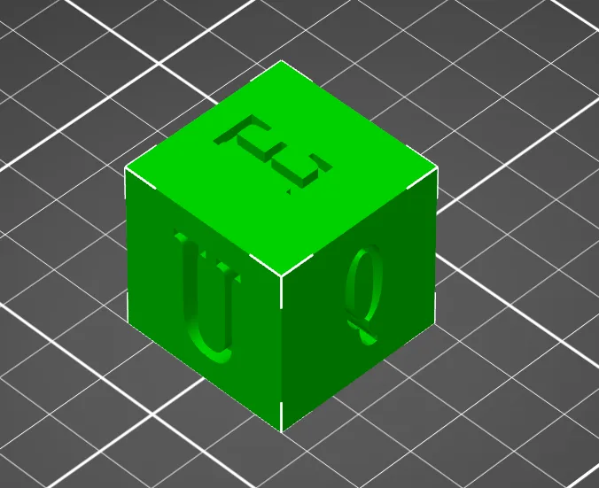 Házecí kostka na elektrické veličiny -U, I, R, Q, P, E - Image 1