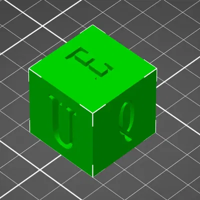 Házecí kostka na elektrické veličiny -U, I, R, Q, P, E