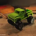 Mô hình Ford F100 Monstertruck CNC Đơn Giản "Tamiya Midnight Pumpkin" - Thumbnail 4