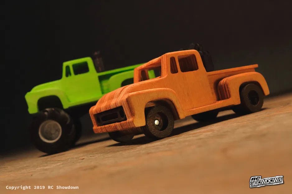 Mô hình Ford F100 Monstertruck CNC Đơn Giản "Tamiya Midnight Pumpkin" - Image 6