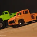 Mô hình Ford F100 Monstertruck CNC Đơn Giản "Tamiya Midnight Pumpkin" - Thumbnail 6