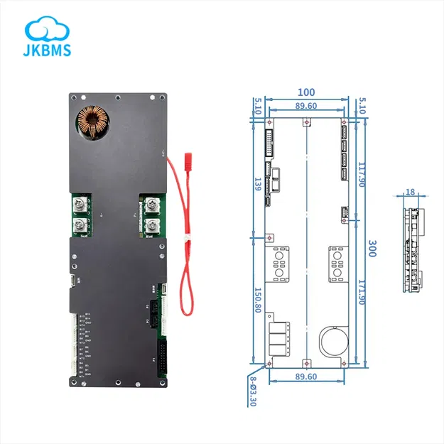 Chèn Bo Mạch Cân Bằng Chủ Động JK Inverter BMS RESS JK PB1A16S10P - Image 2