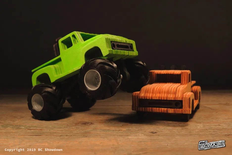 Mô hình Ford F100 Monstertruck CNC Đơn Giản "Tamiya Midnight Pumpkin" - Image 9