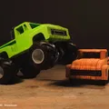 Mô hình Ford F100 Monstertruck CNC Đơn Giản "Tamiya Midnight Pumpkin" - Thumbnail 9