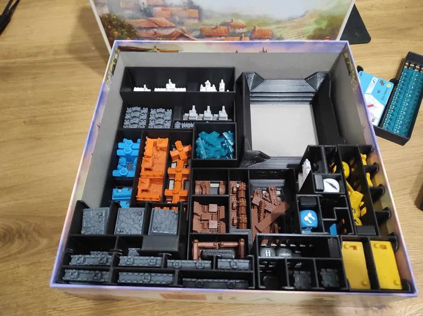 Insert/Organizer cho Era: Medieval Age + bản mở rộng Rivers and Roads - Image 1