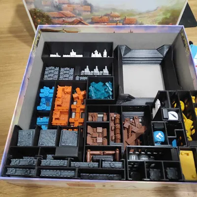 Insert/Organizer cho Era: Medieval Age + bản mở rộng Rivers and Roads