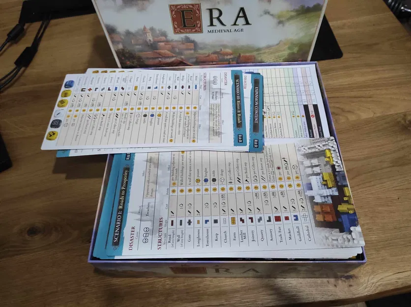 Insert/Organizer cho Era: Medieval Age + bản mở rộng Rivers and Roads - Image 3