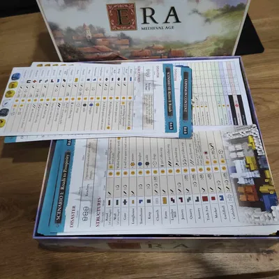 Insert/Organizer cho Era: Medieval Age + bản mở rộng Rivers and Roads