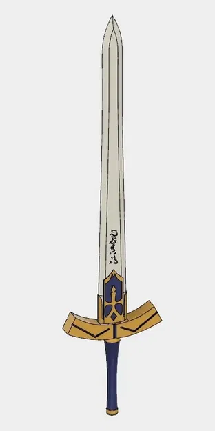 Excalibur của Saber (Fate Stay Night) - Bao gồm file Fusion 360 - Image 1