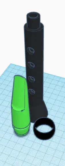 Kèn Saxophone Recorder Nhỏ Gọn - Image 1