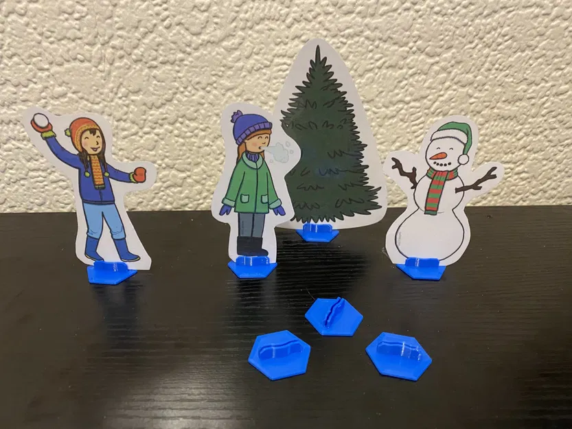 Chân đế cho nhân vật game và giáo dục - Image 1