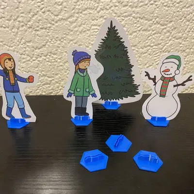 Chân đế cho nhân vật game và giáo dục