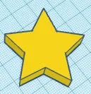 Mô hình 3D Ngôi Sao Cơ Bản - Image 1