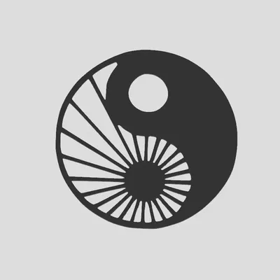 Tranh tường Âm Dương