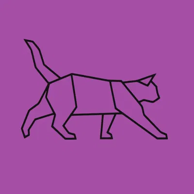 Tranh tường mèo 2D