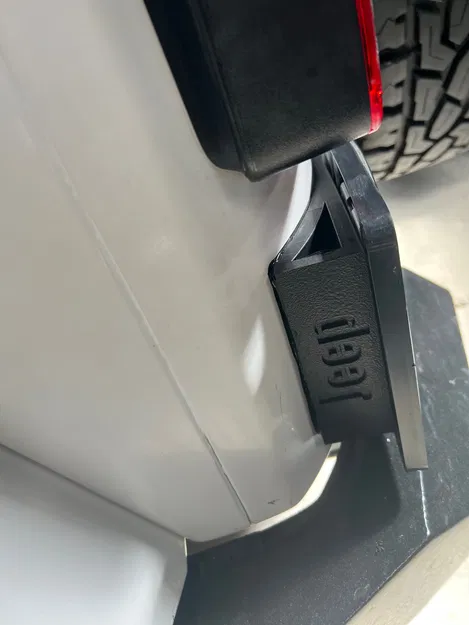 Jeep JK Number Plate Relocation Bracket - Image 2