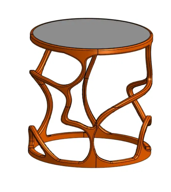 Bàn Cà Phê Phong Cách Tom Faulkner - Image 2